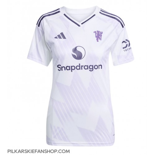 Koszulka piłkarska Manchester United Bruno Fernandes #8 Strój wyjazdowy dla kobiety 2025-26 tanio Krótki Rękaw Koszulka piłkarska Manchester United Bruno Fernandes #8 Strój wyjazdowy dla kobiety 2025-26 tanio Krótki Rękaw